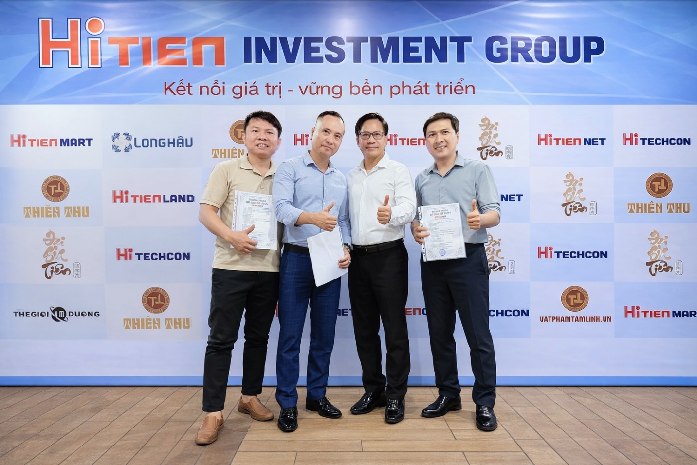 A group of men posing for a photo
AI-generated content may be incorrect.